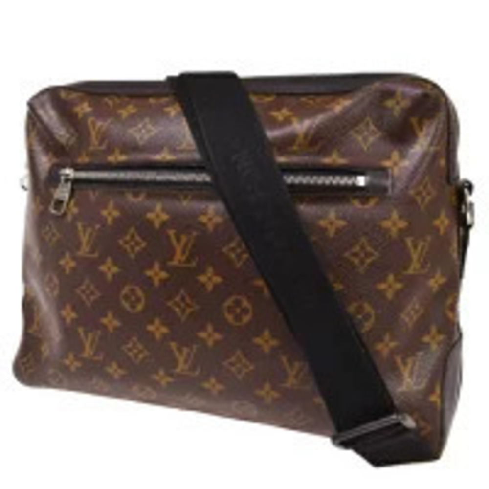 Louis Vuitton Torres Monogram Macassar Leather Shoulder Bag Brown